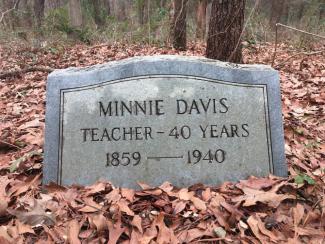 Davis gravestone
