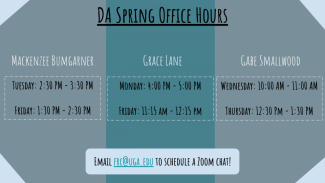 DA office hours
