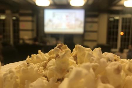 Movie night popcorn