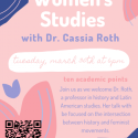 Women’s Studies with Dr. Roth 