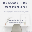 Resume Prep Workshop